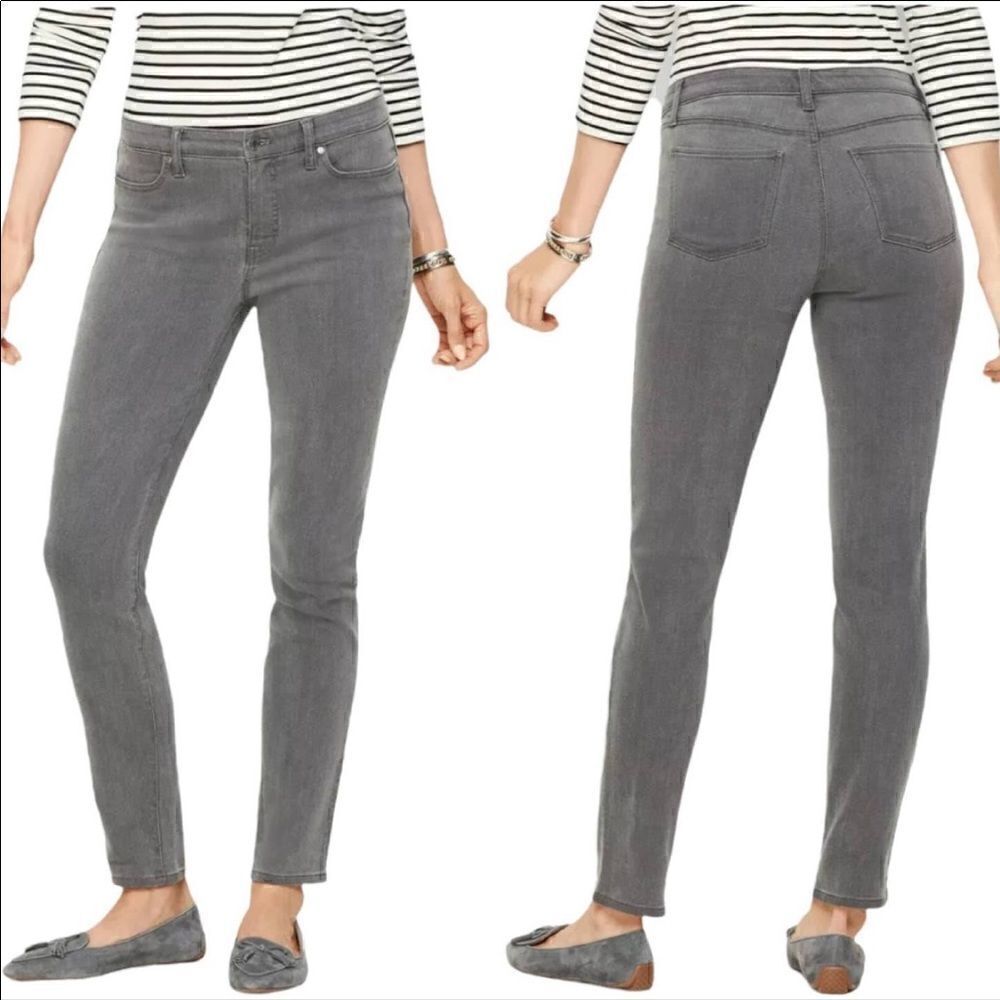Talbots Flawless Slim Ankle Sz 4 in cadet grey